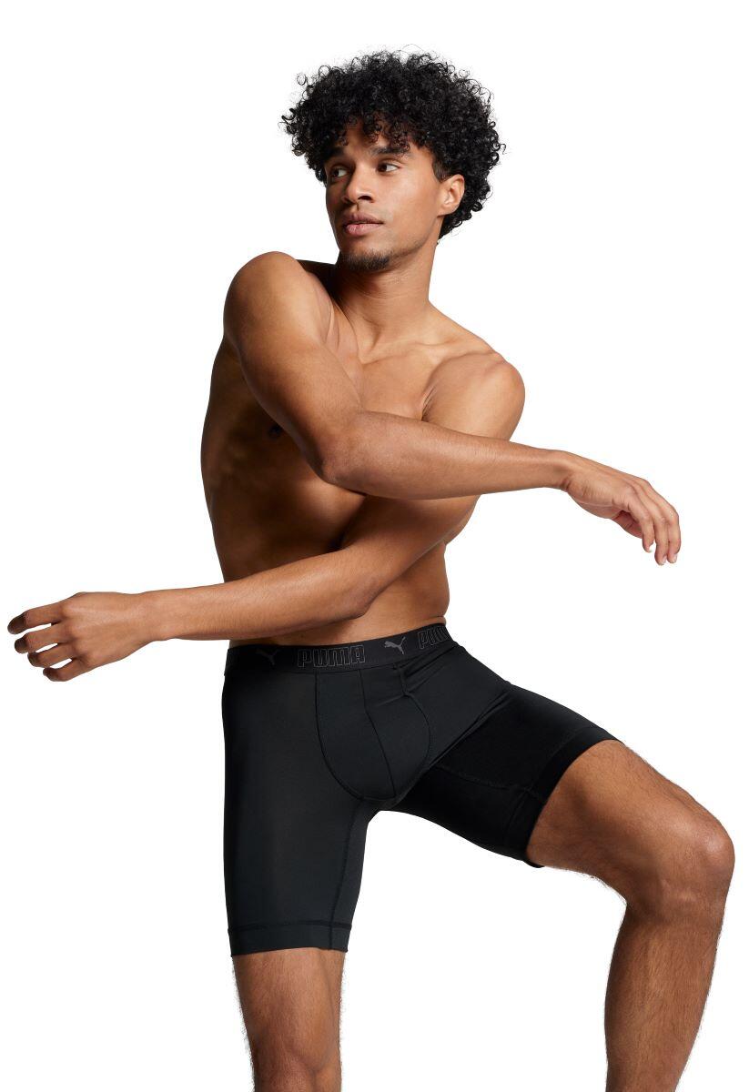 Sport Boxershorts Microfiber Long 2-pack Zwart 6/6