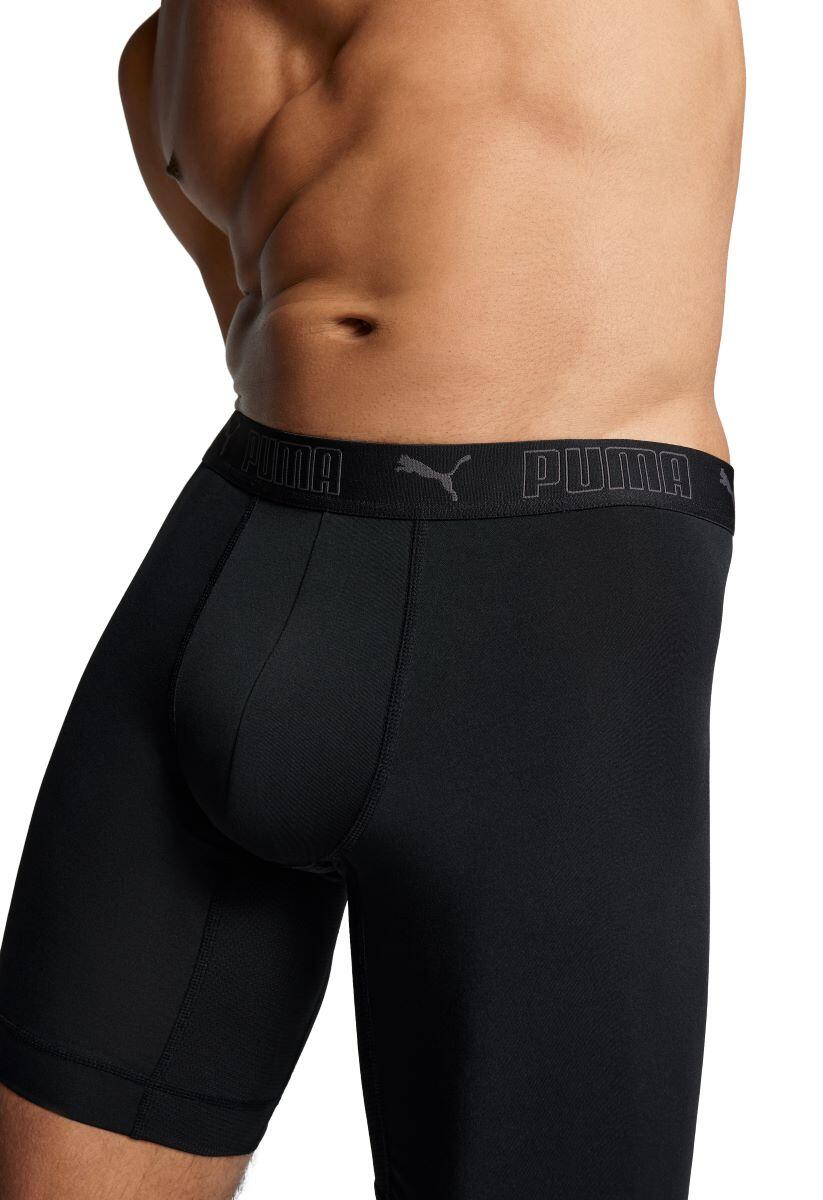 Sport Boxershorts Microfiber Long 2-pack Zwart 5/6