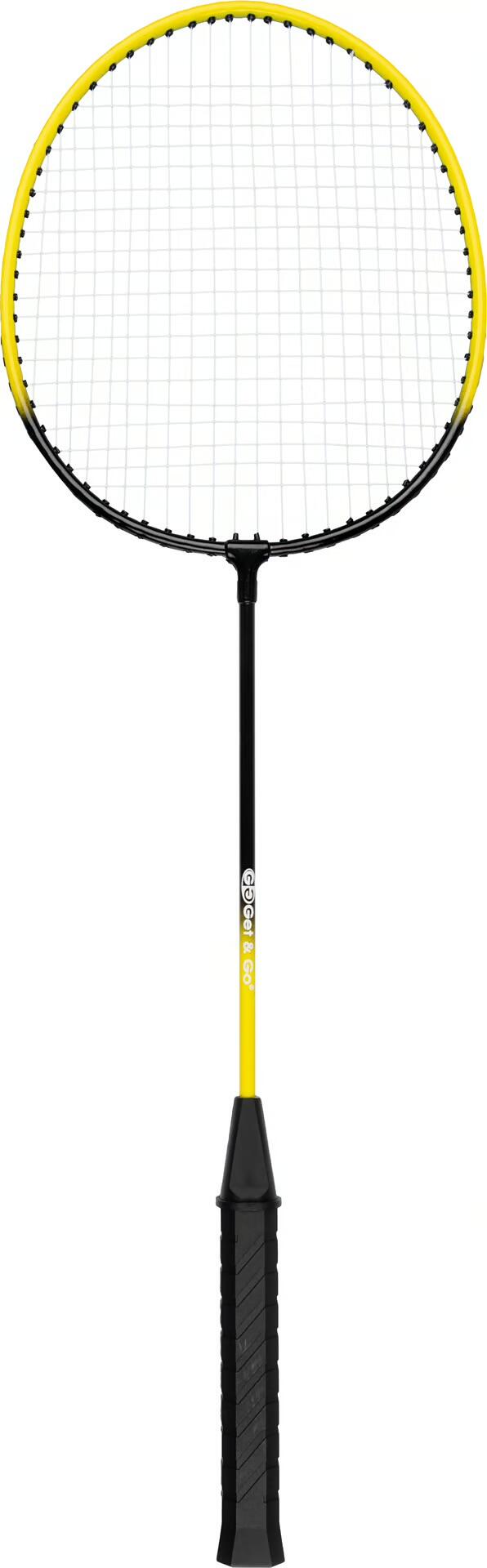 Conjunto de badminton - 4 raquetes + 2 petecas + rede 4/7