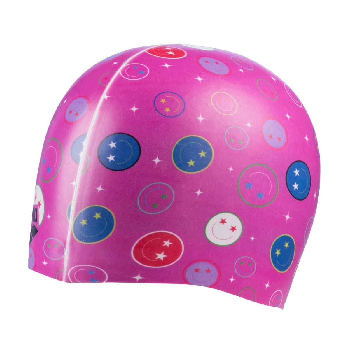 Bonnet de Natation Arena Contour HD Silicone Rose 5/6