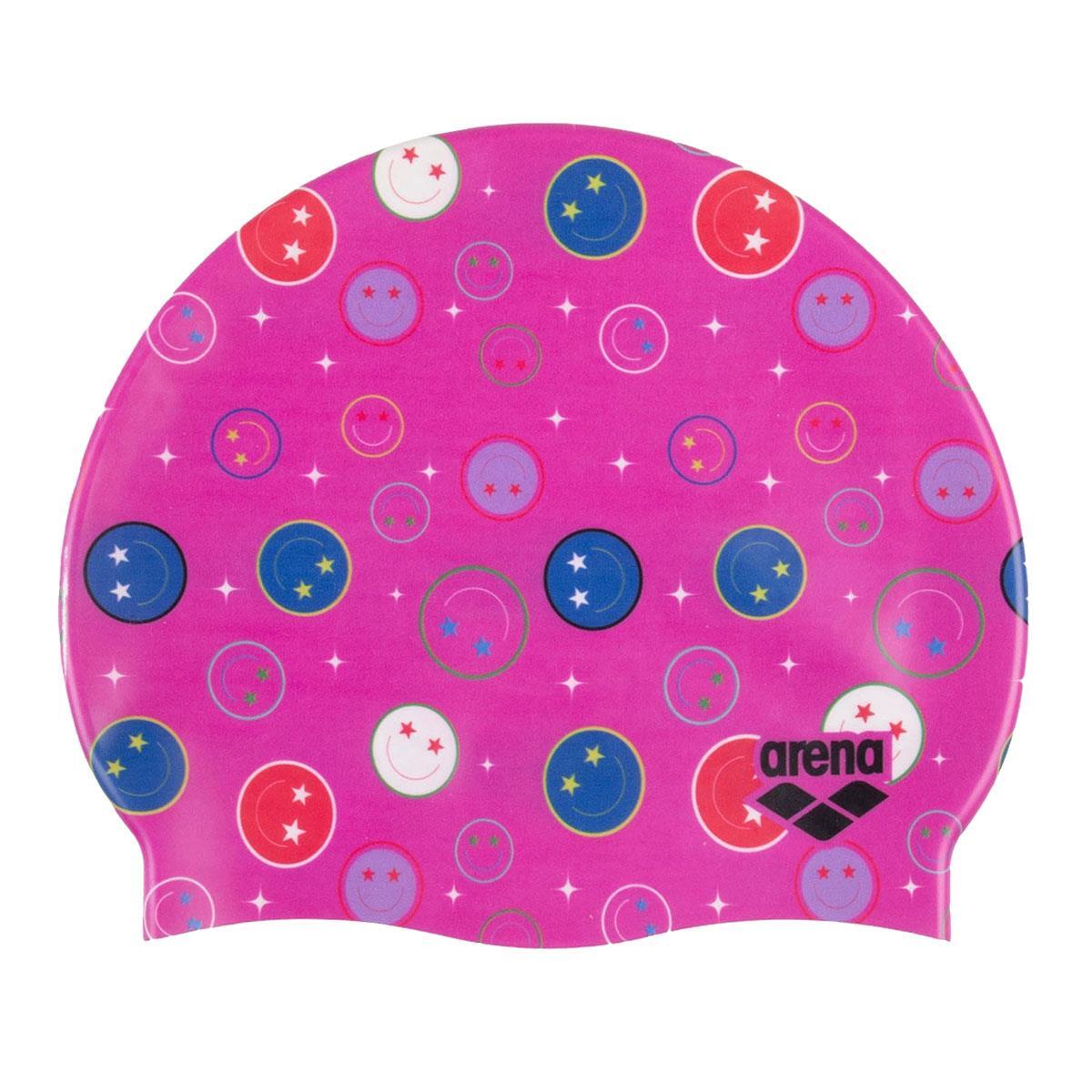 Bonnet de Natation Arena Contour HD Silicone Rose 3/6