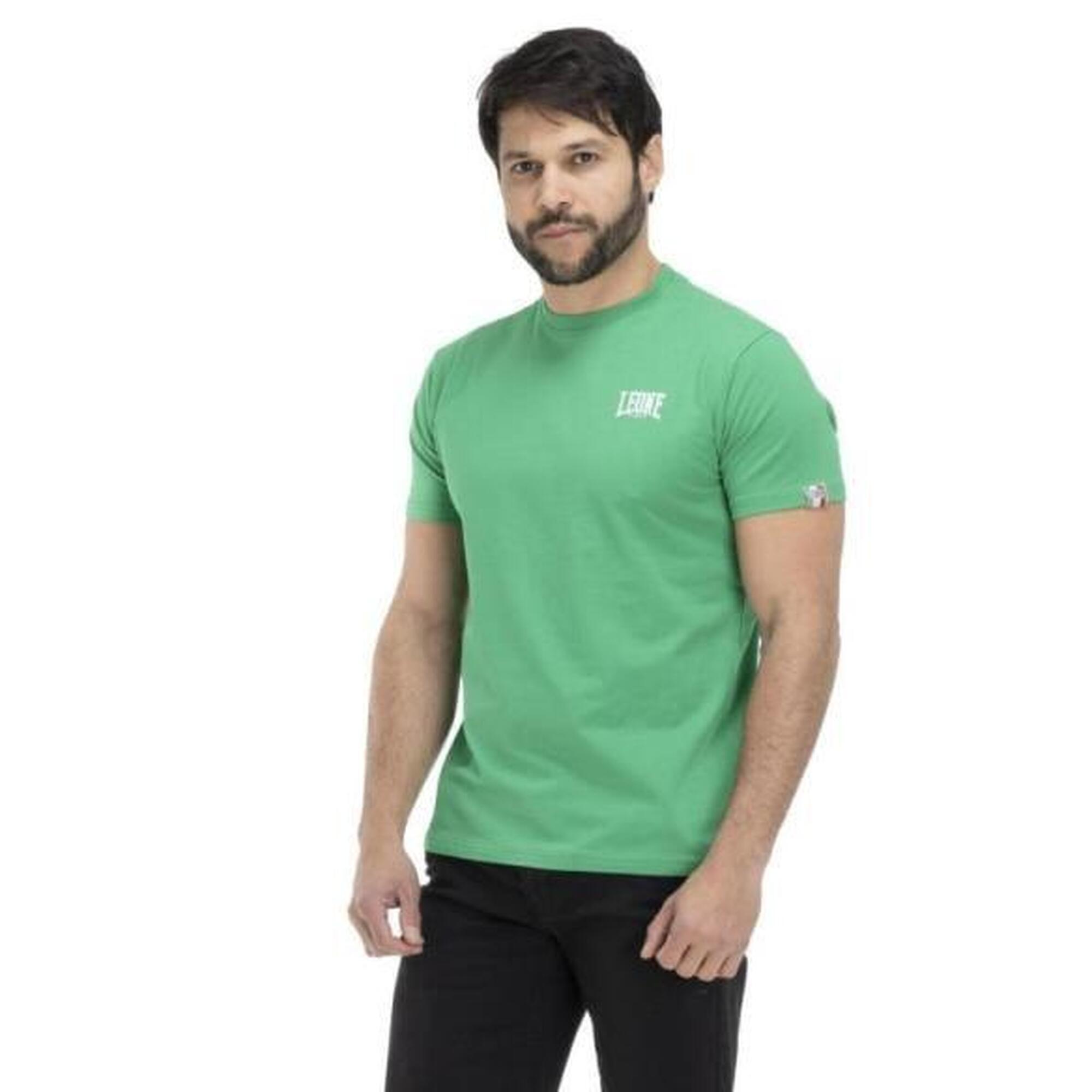 Tricou Leone Small Logo-Verde