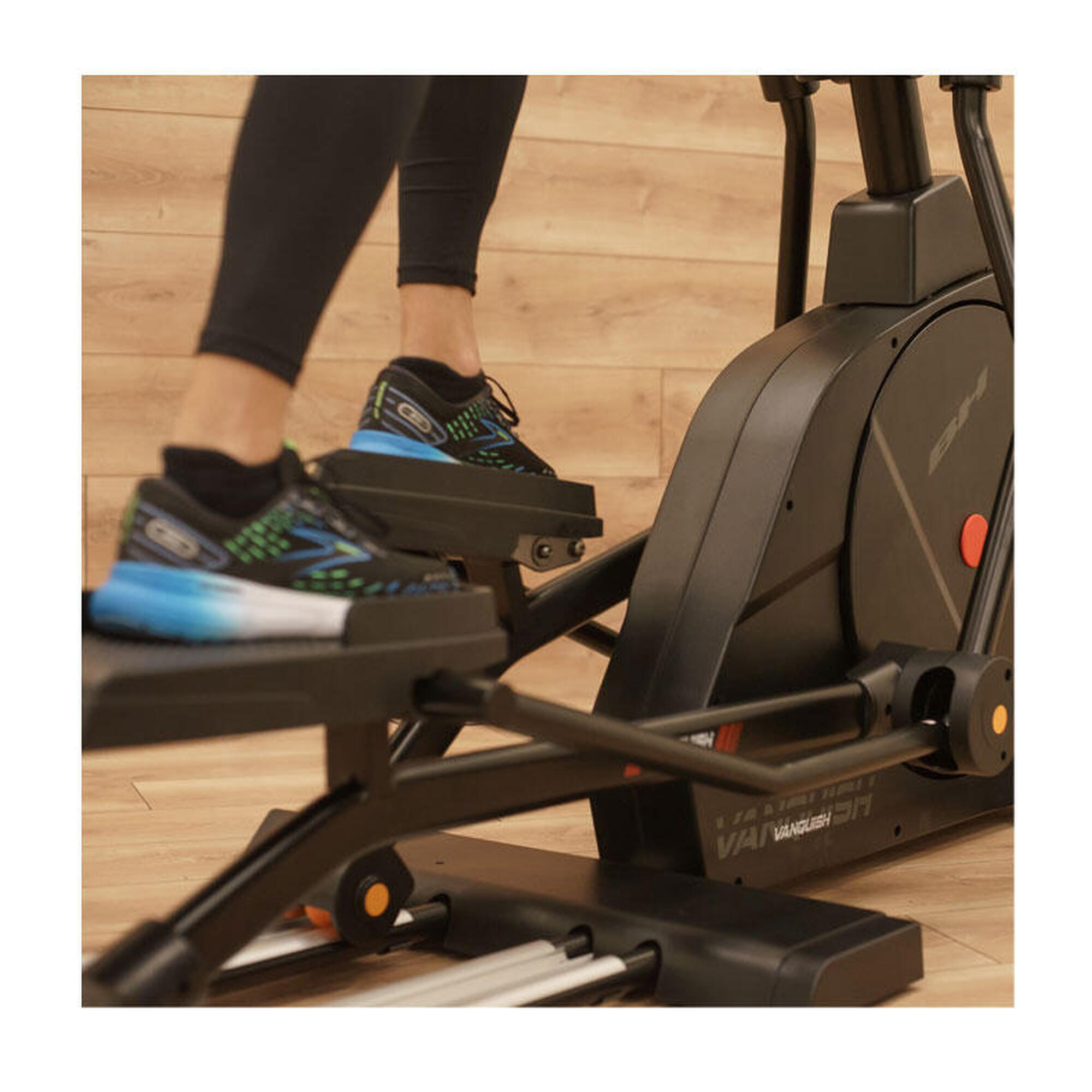 Vélo Elliptique Vanquish Multimedia - Kinomap,Zwift - inertie 35kg - 51cm