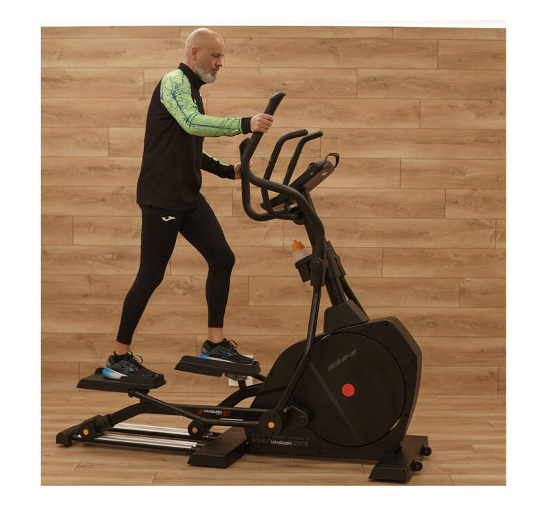 Bicicleta Elíptica Vanquish Multimedia - Kinomap,Zwift - inercia 35kg - 51cm 2/8