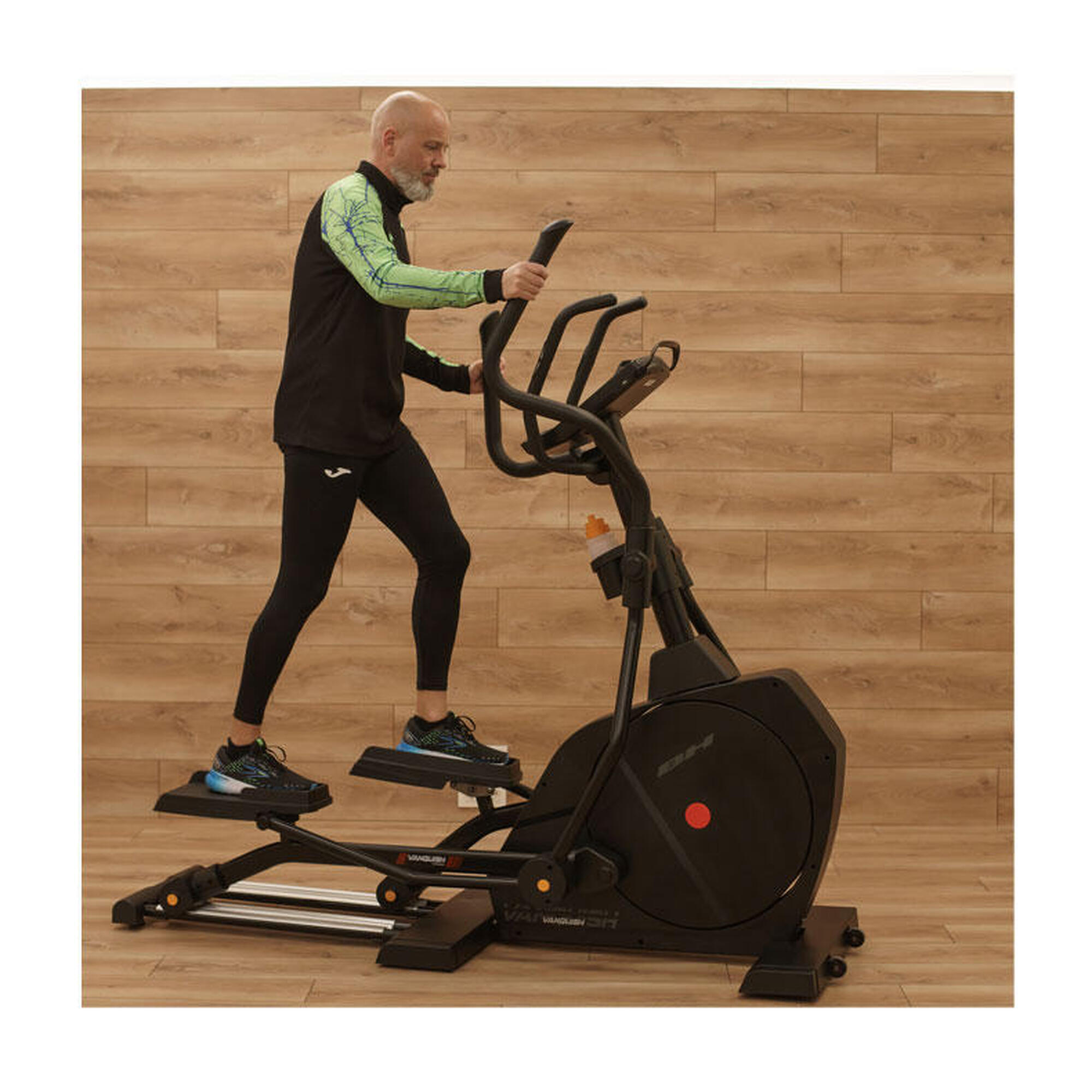 Vélo Elliptique Vanquish Multimedia - Kinomap,Zwift - inertie 35kg - 51cm