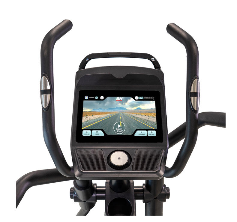 Bicicleta Elíptica Vanquish Multimedia - Kinomap,Zwift - inercia 35kg - 51cm 7/8