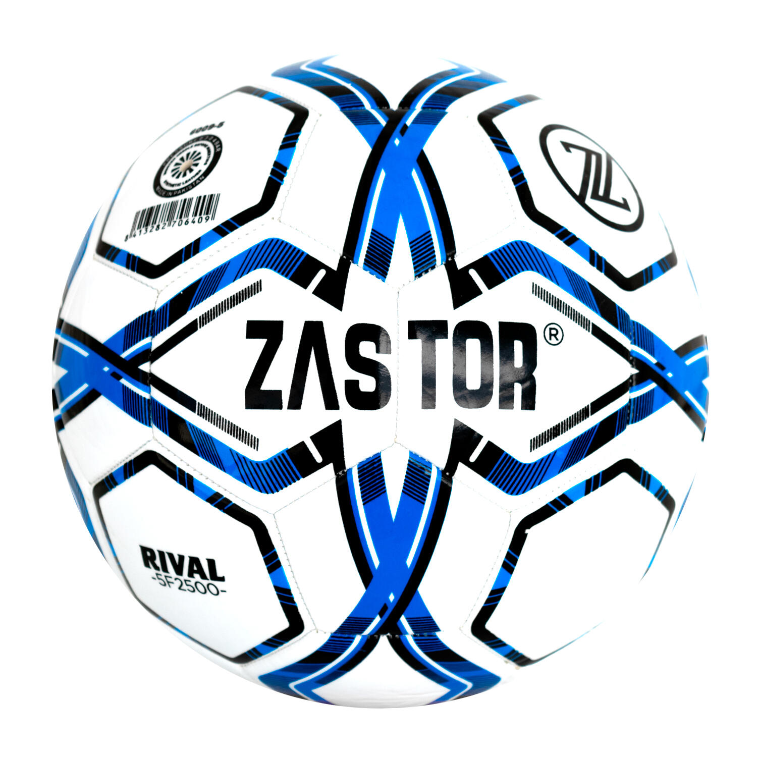 Pack 12 Balones Fútbol Zastor Rival Blue T-5 2/4