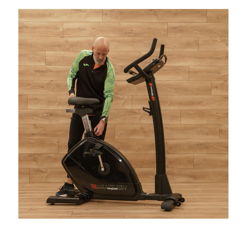 Heimtrainer Vanquish Multimedia - Kinomap und Zwift - Schwungmasse 14kg 2/8