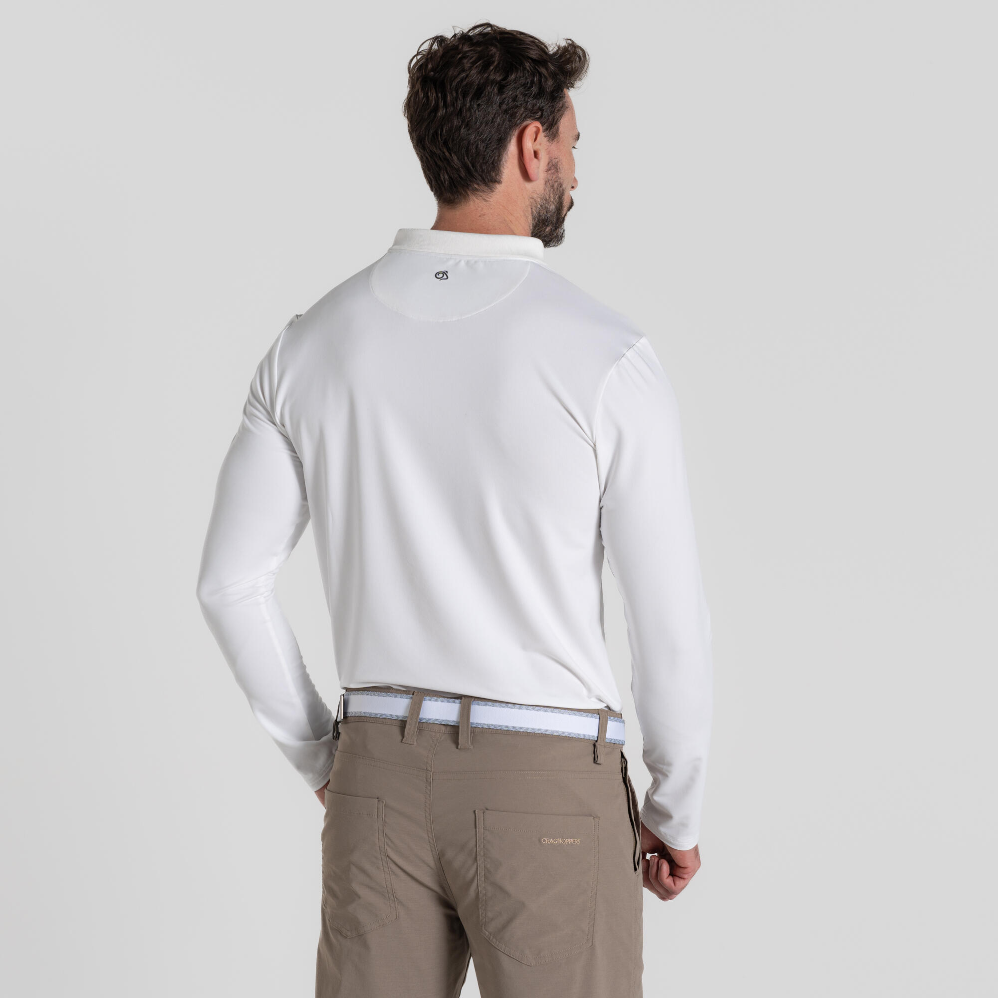 Mens Golf NosiLife Bramshaw LS Polo Top 2/6