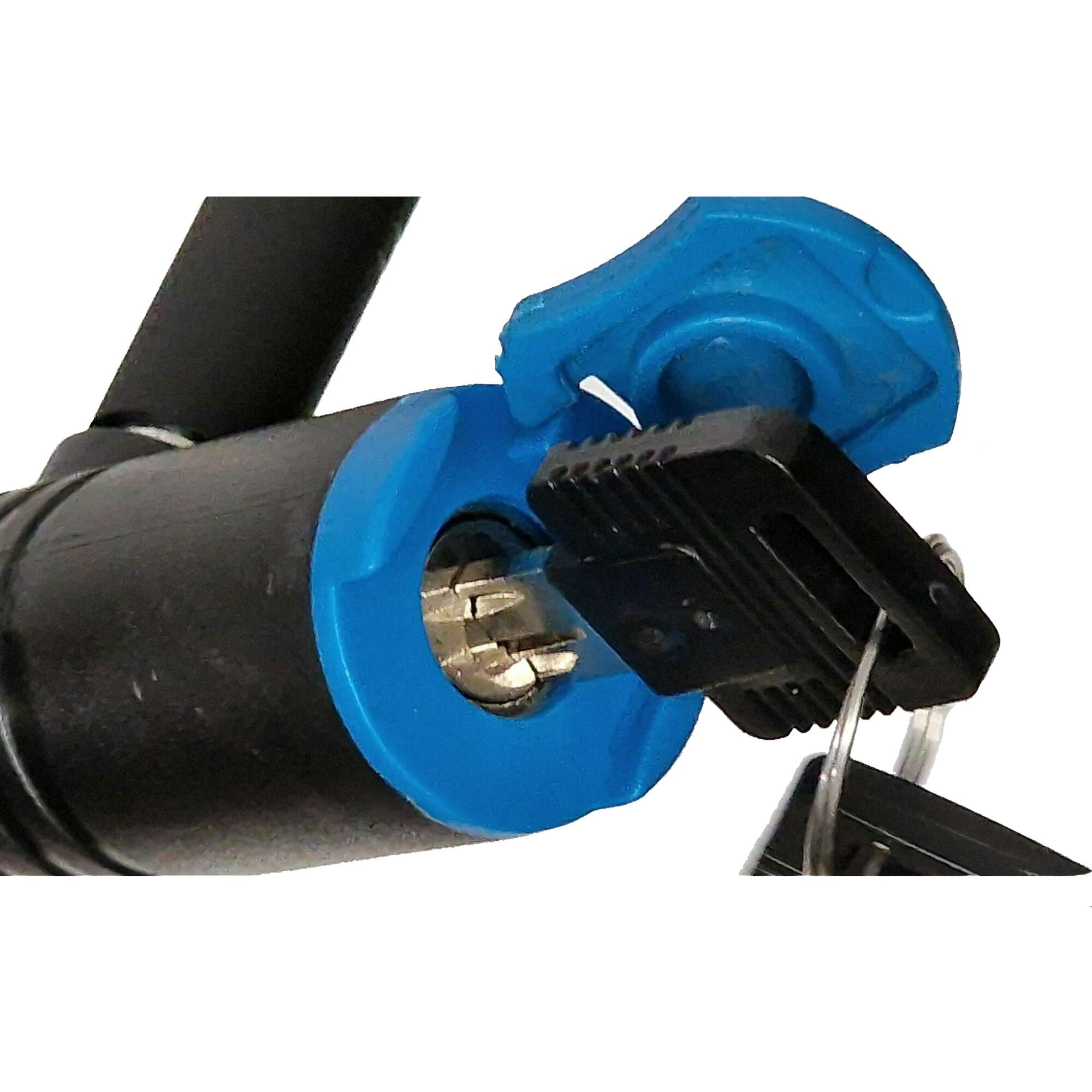 M-WAVE B 245 U-Type 275mm x 197mm x 14mm Shackle Lock with Bracket 4/7