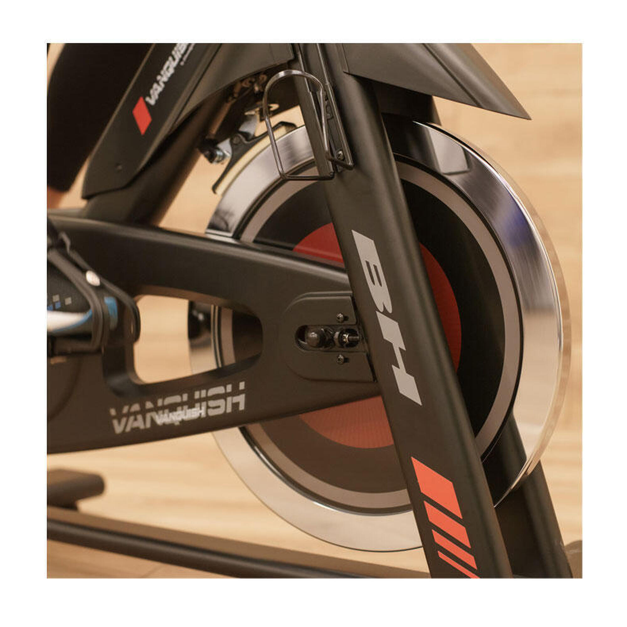 Vélo D'Appartement BH Fitness Khronos Basic II - Volant 16 Kg - Guidon Triathlon - Entraînement Intensif - Cardio Maison