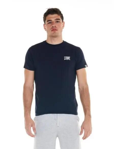 Tricou Leone Small Logo-Navy 3/4