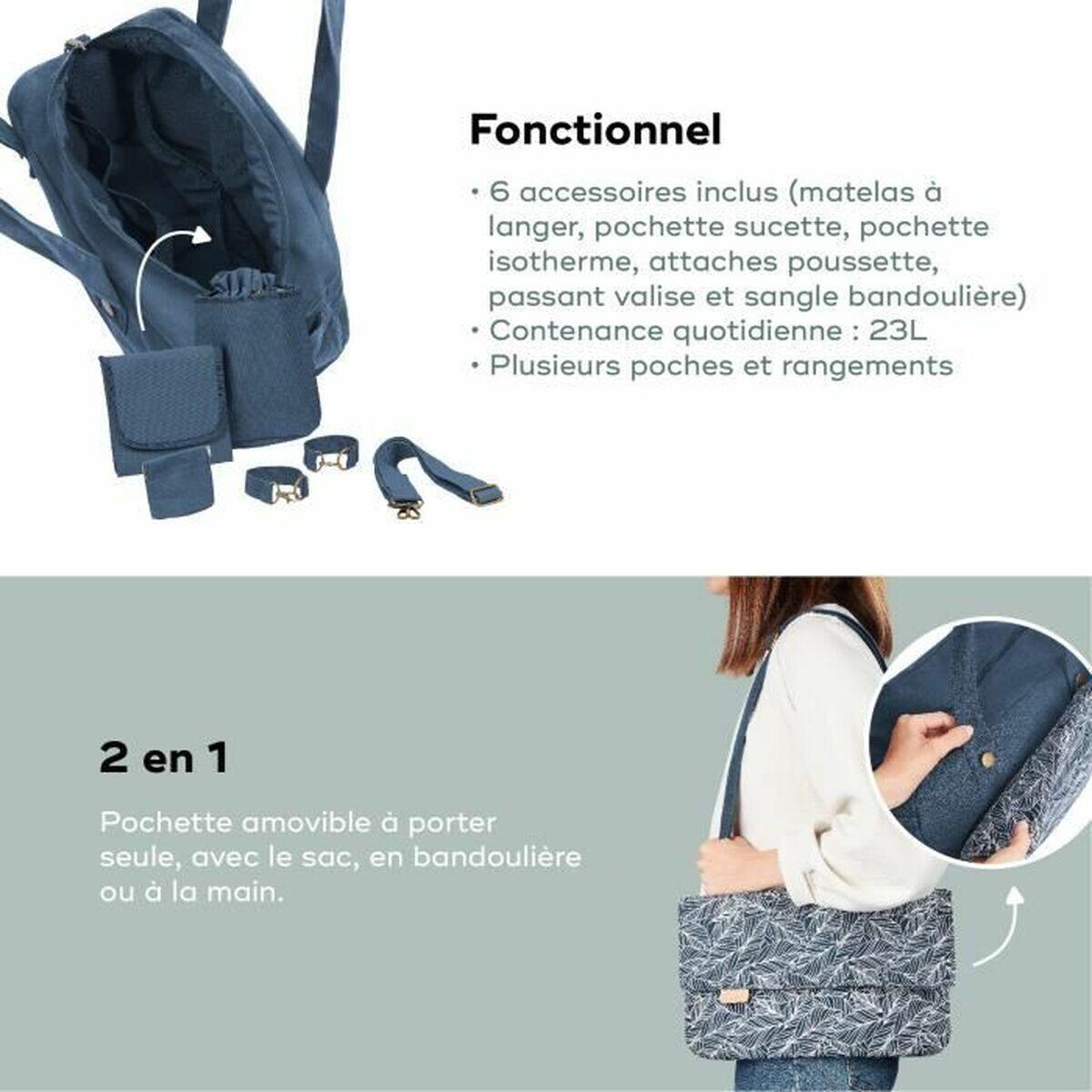 Bolso Cambiador de Pañales Babymoov Palm 4/5