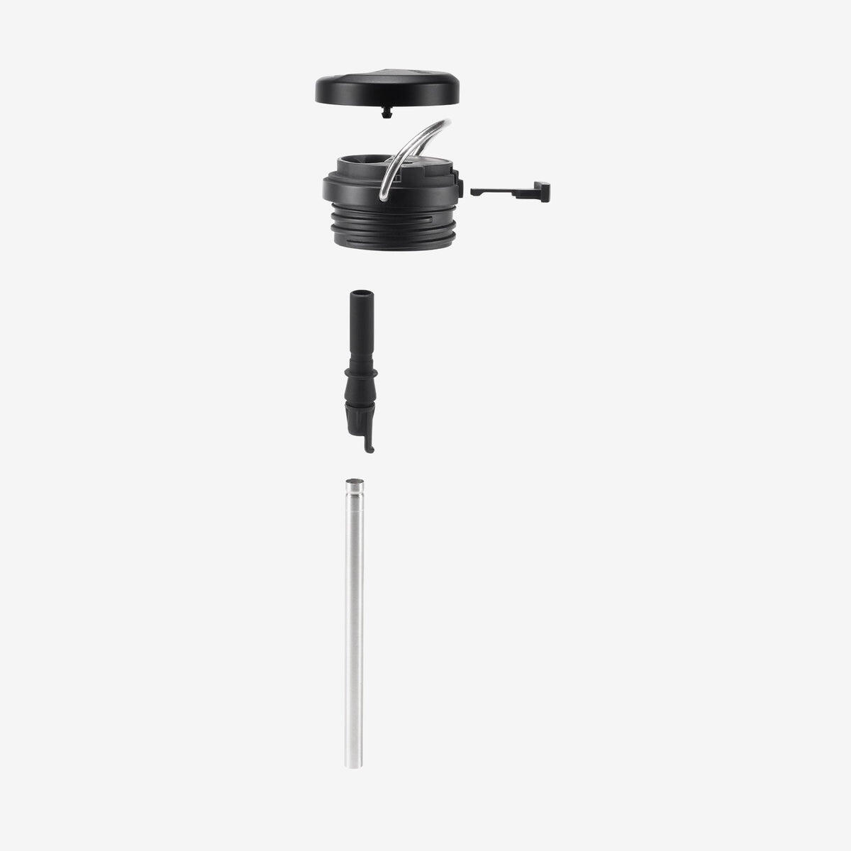 Klean Kanteen TKWide Twist Cap - Straw Kit - Noir 3/6