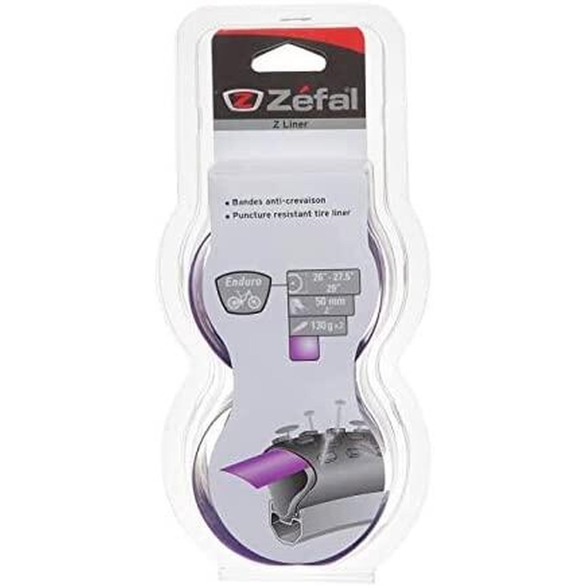 ZEFAL Z Liner Bande anti-crevaison Cyclisme Mixte Adulte, Violet, 50 mm