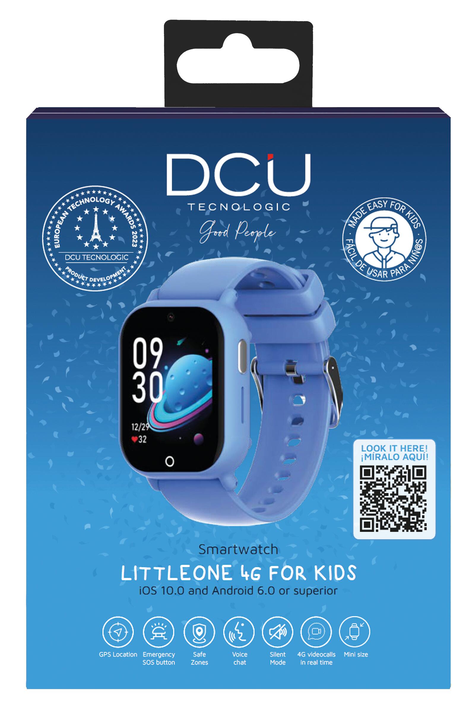 Reloj Inteligente niñ@s LittleOne 4G videollamadas azul 5/7