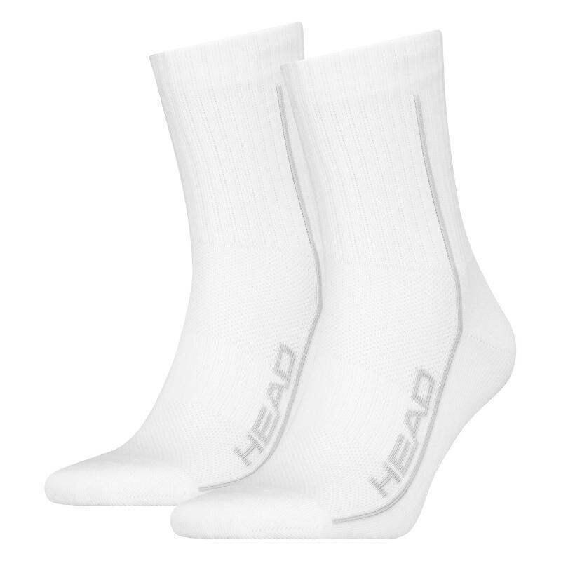 Head Performance Short Crew Socks - White - 2 Pairs