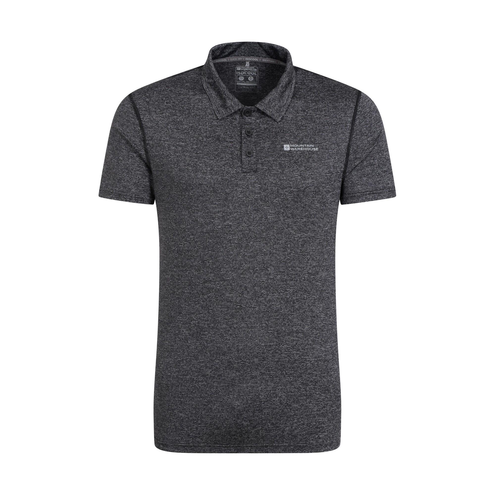Mountain Warehouse Mens Agra Stripe Polo Shirt