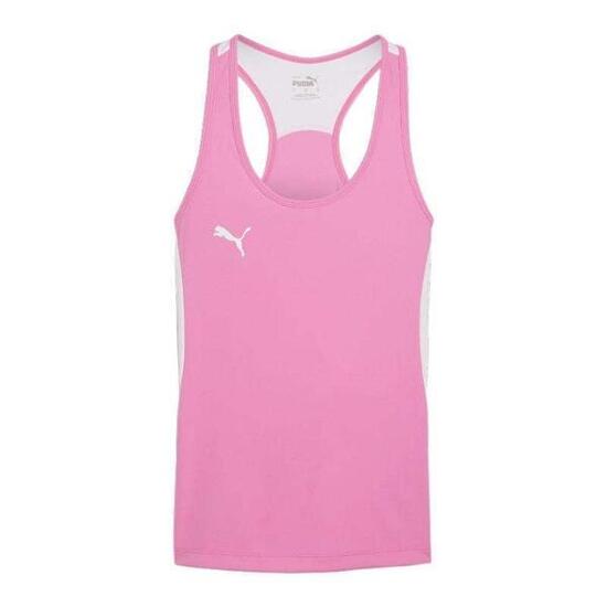 Weiße ärmelloses T-Shirt