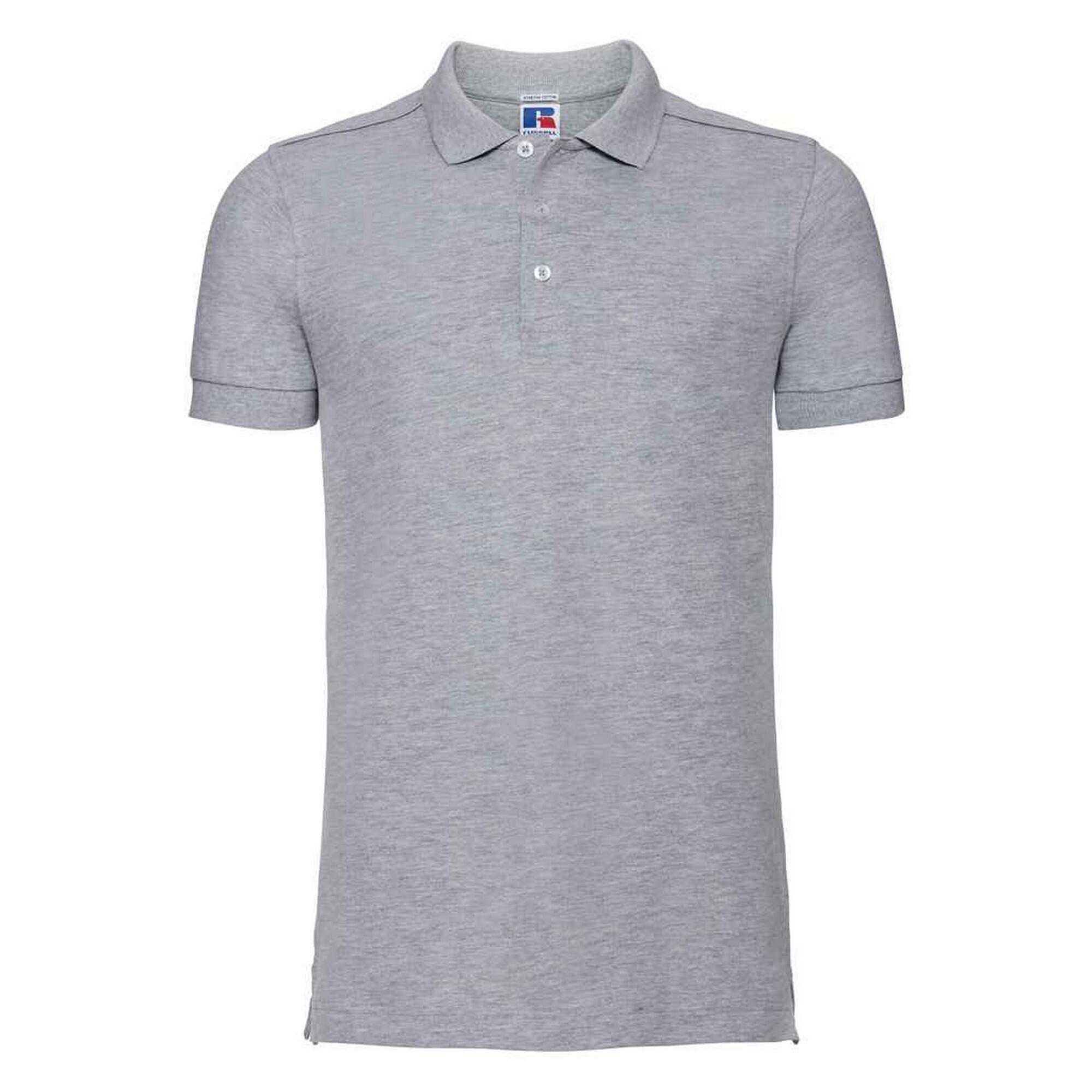 Russell Mens Pique Stretch Polo Shirt