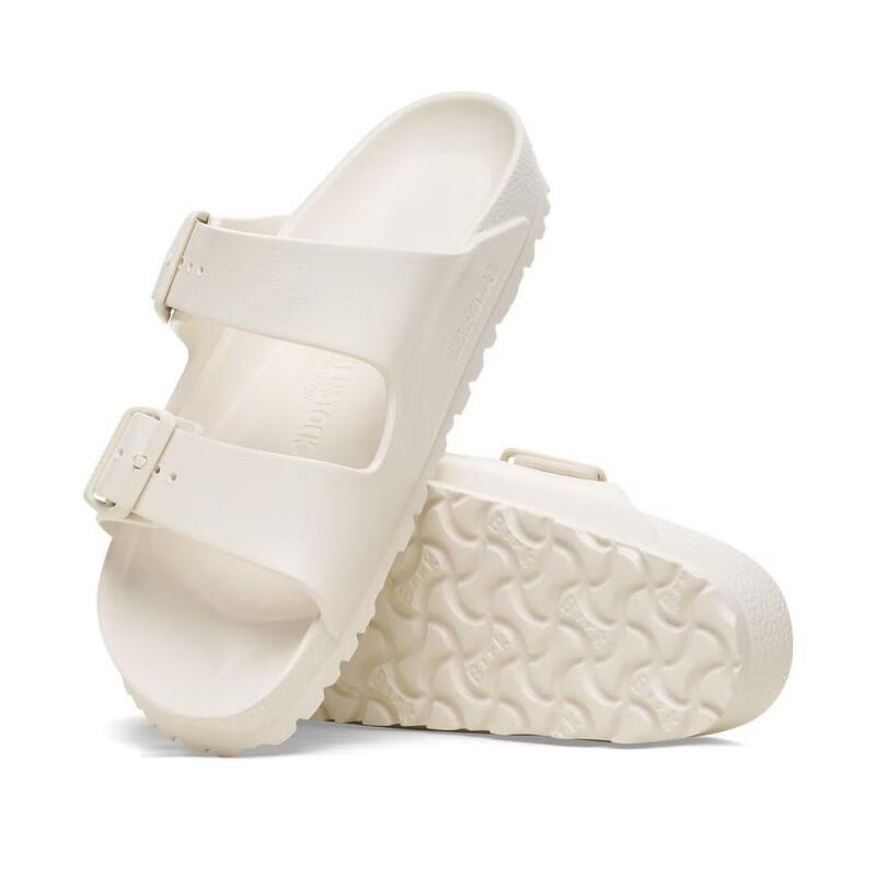 Sandales Plates Femme Birkenstock Arizona Eva Beige 4/6