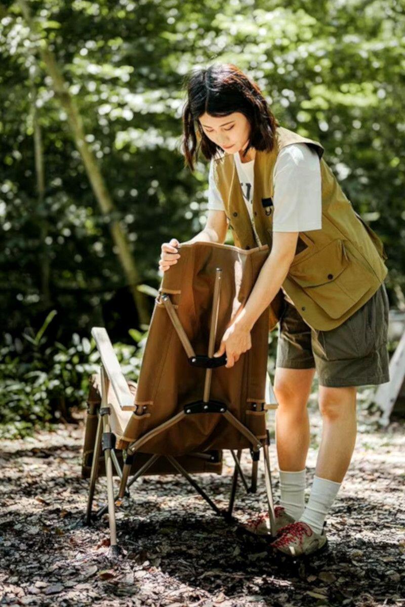 Leżak Turystyczny Naturehike Nightfall T08 Cnk2450Jj016 Khaki 3/3