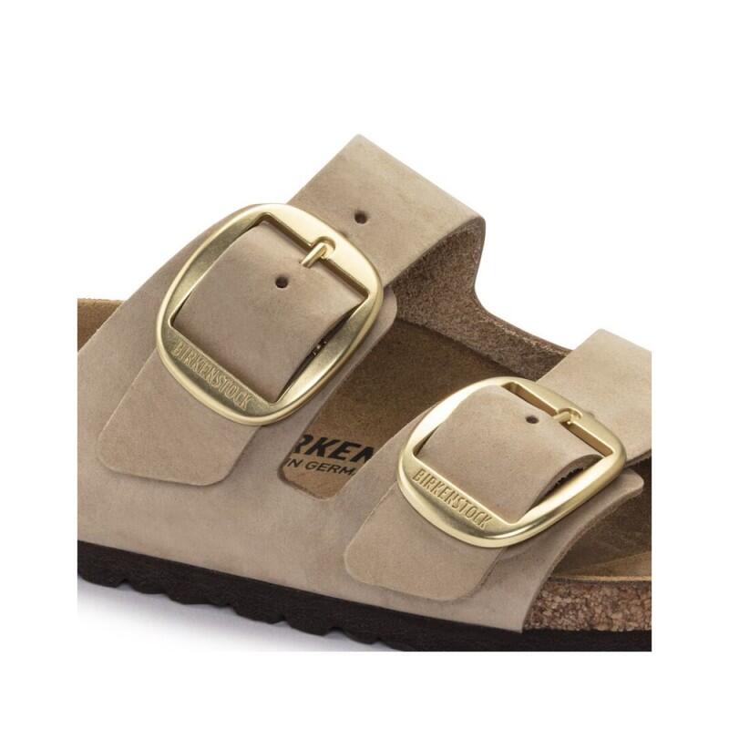 Sandali Bio Donna Birkenstock Arizona Big Buckle Beige 5/5