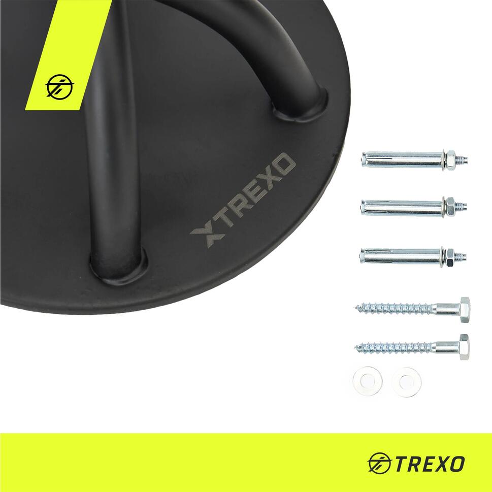 Uchwyt ścienny do pasów treningowych TREXO TXO-B4Z064-BK