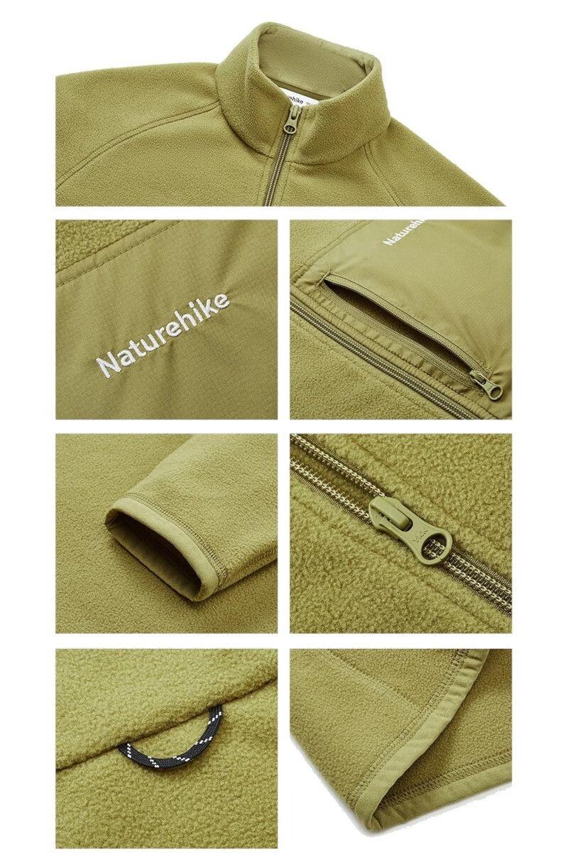 Pánská turistická fleecová mikina Fleece With Pockets CYY2441FS066 5/5
