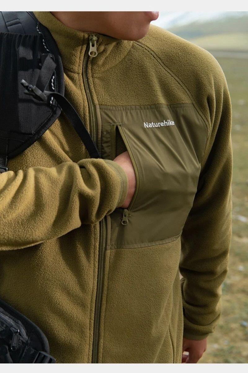 Pánská turistická fleecová mikina Fleece With Pockets CYY2441FS066 3/5