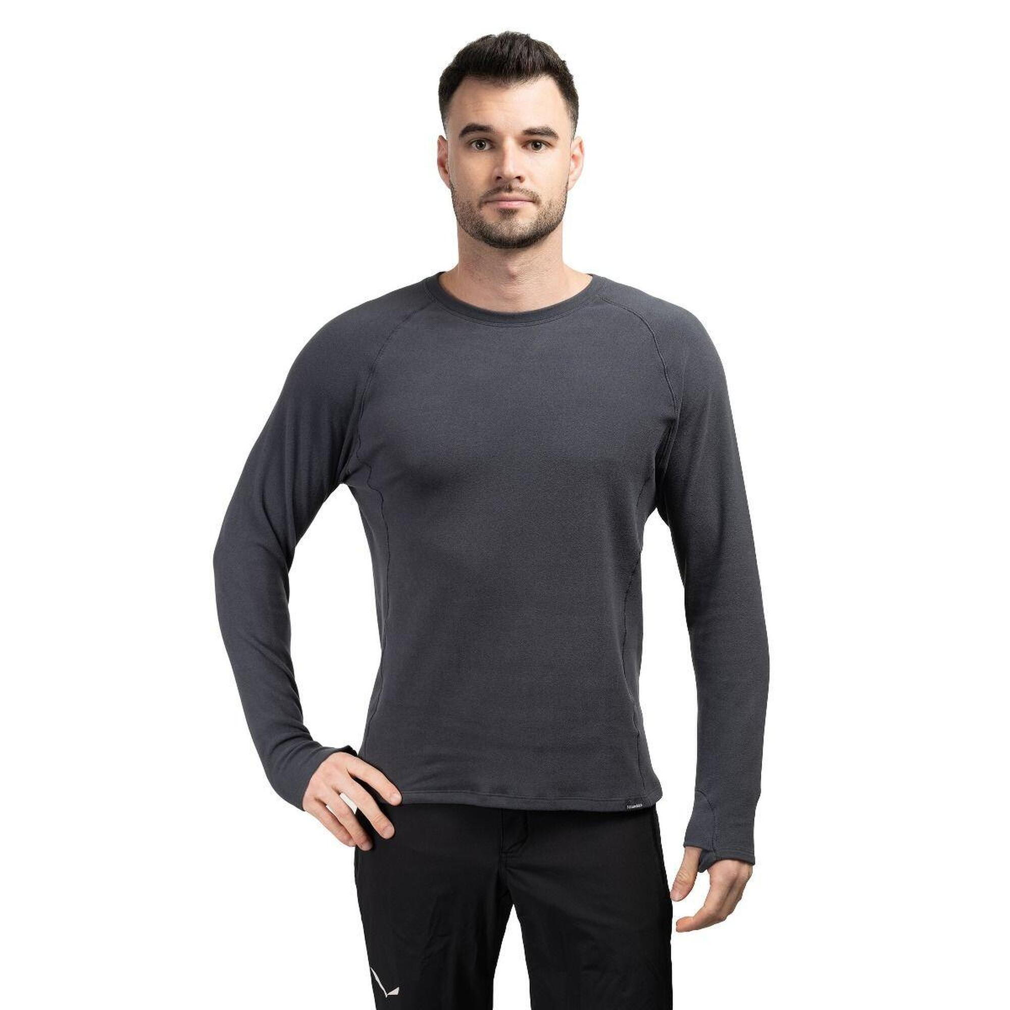 Koszulka Trekkingowa Męska Naturehike Crew Neck Reversible ciemna szara m