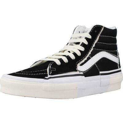 Sneakers vans model sk8-hi reconstruct kleur zwart