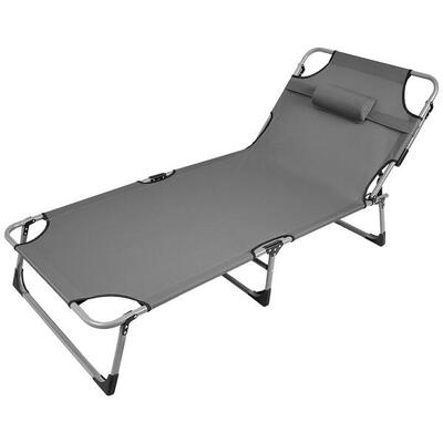 Enero Camp Campingliege gefaltet einstellbar 188X73X28CM
