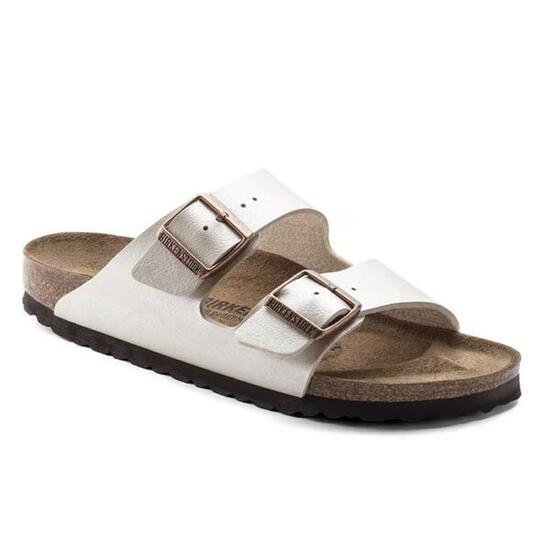 Sandali Bassi Donna Birkenstock Sydney Bianco