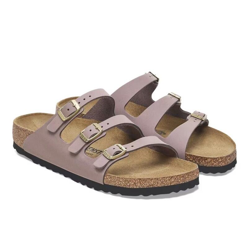 Sandalias Planas Mujer Birkenstock Florida Beige 2/5