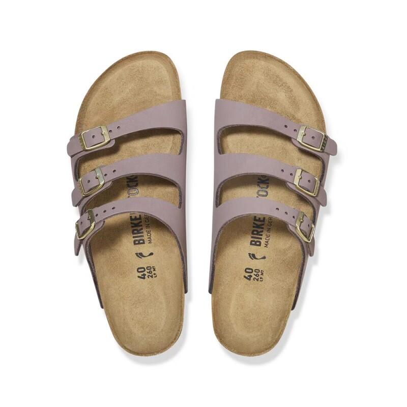 Sandalias Planas Mujer Birkenstock Florida Beige 3/5