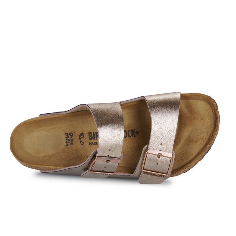 Sandales Bio Femme Birkenstock Arizona Métallisé 3/6