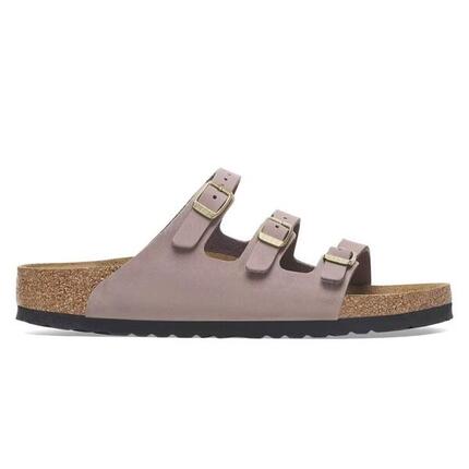 Sandalias Planas Mujer Birkenstock Florida Beige