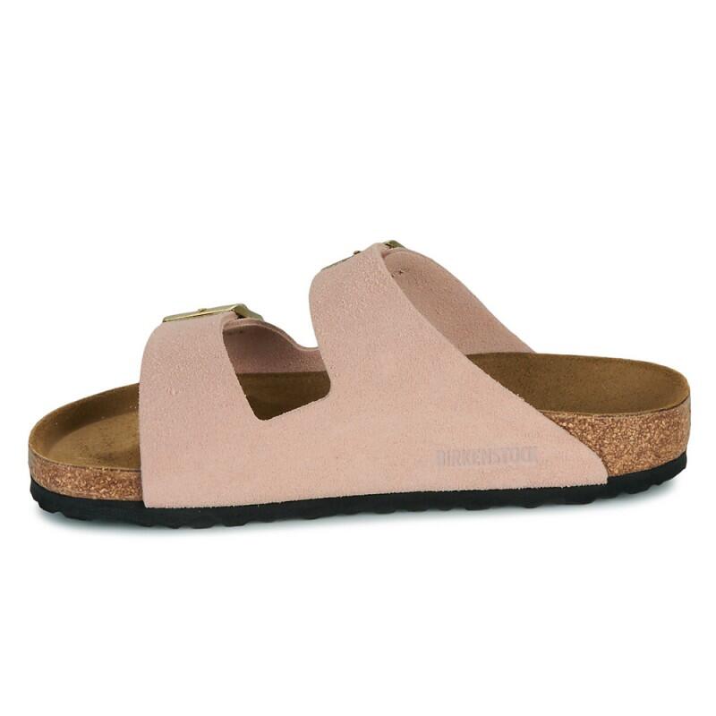Sandalias Planas Mujer Birkenstock Arizona Leve Rosa 4/7