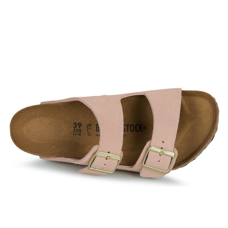 Sandalias Planas Mujer Birkenstock Arizona Leve Rosa 6/7