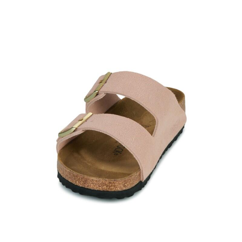Sandalias Planas Mujer Birkenstock Arizona Leve Rosa 3/7