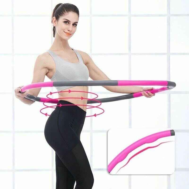 Hula Hop z masażerem składane 95cm 4/4