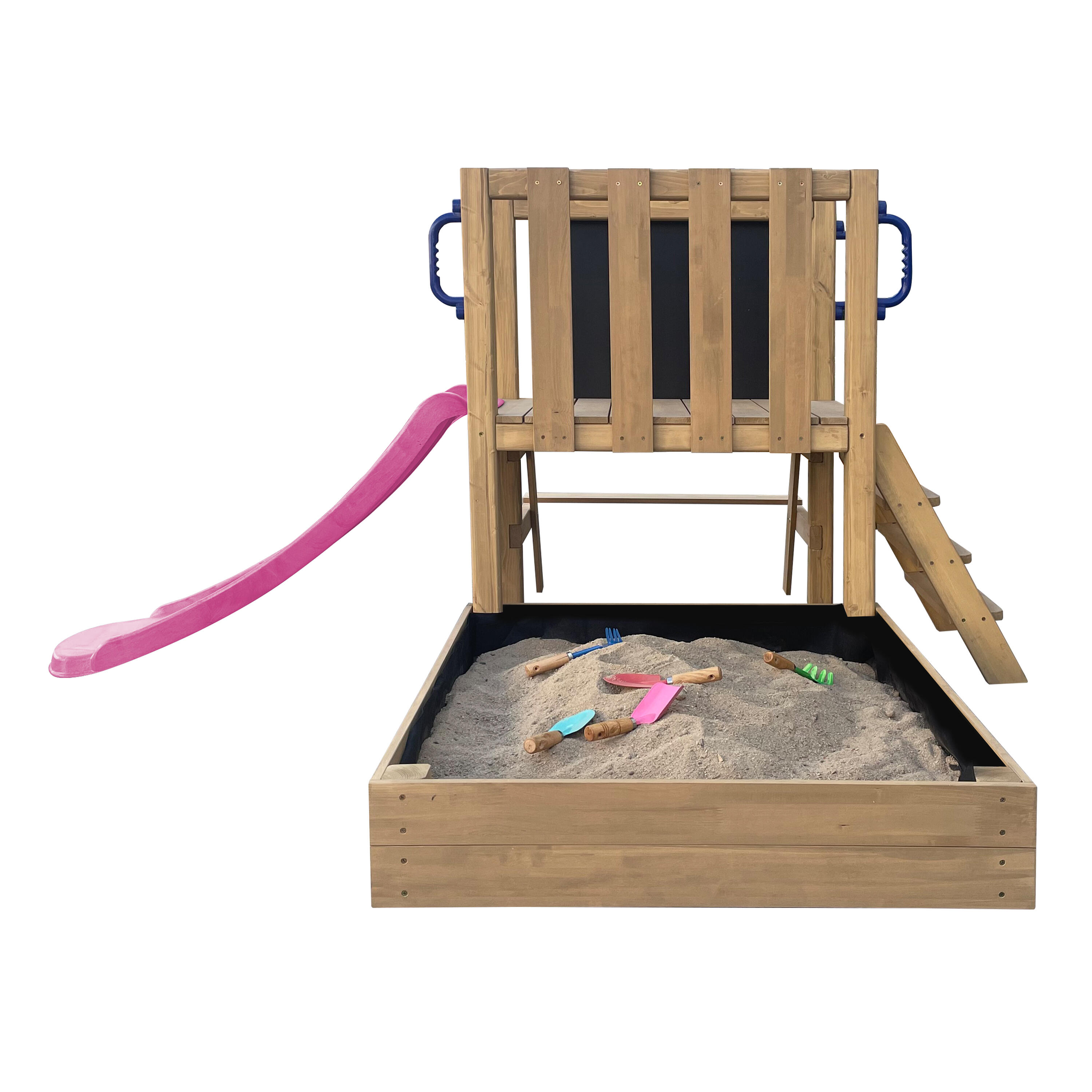 Aire de jeux mini, toboggan, bac à sable, dinette, Leah, Violet 6/7