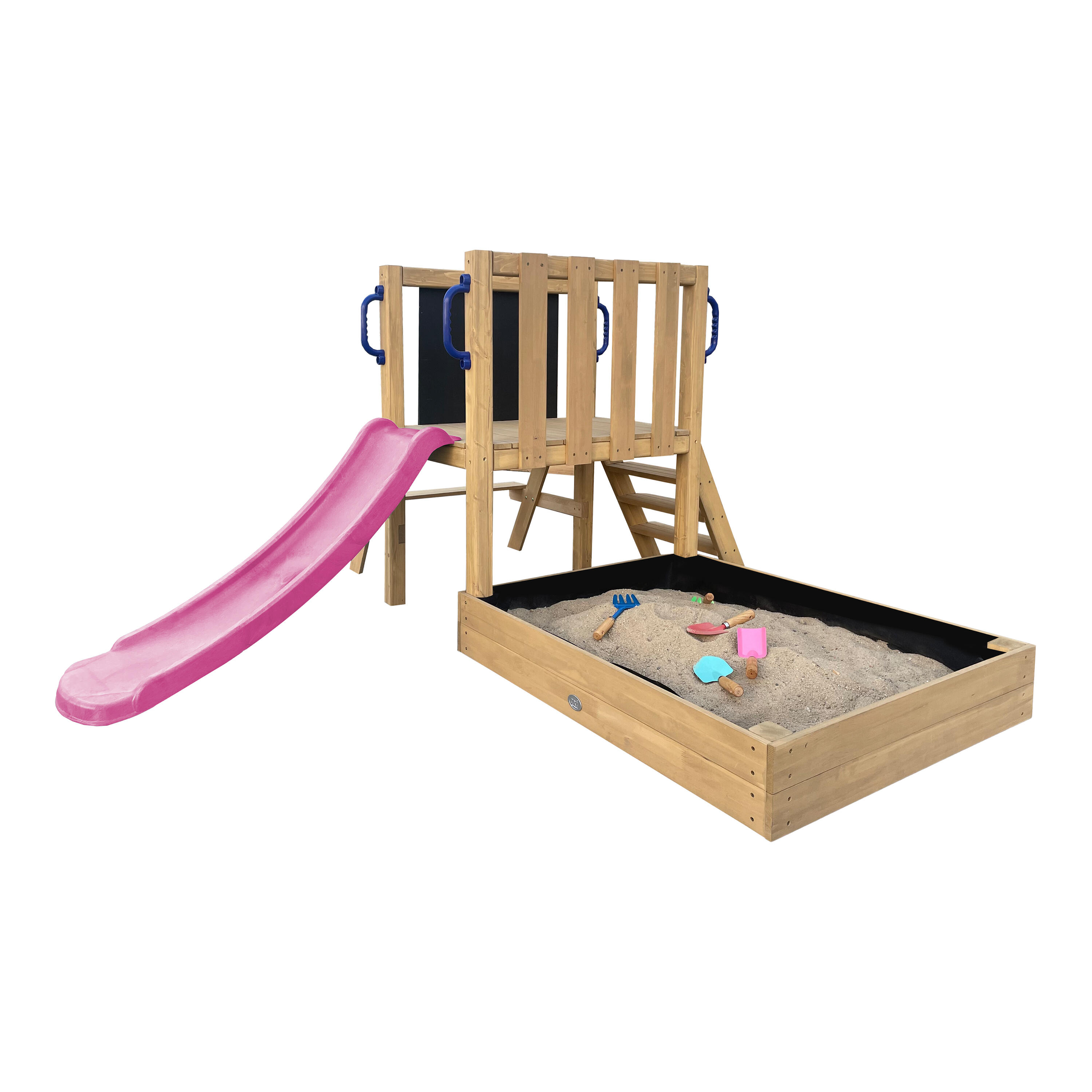 Axi - Aire De Jeux Mini, Toboggan, Bac À Sable, Dinette, Leah, Violet - Aire De Jeu - Violet - Taille Unique - Decathlon