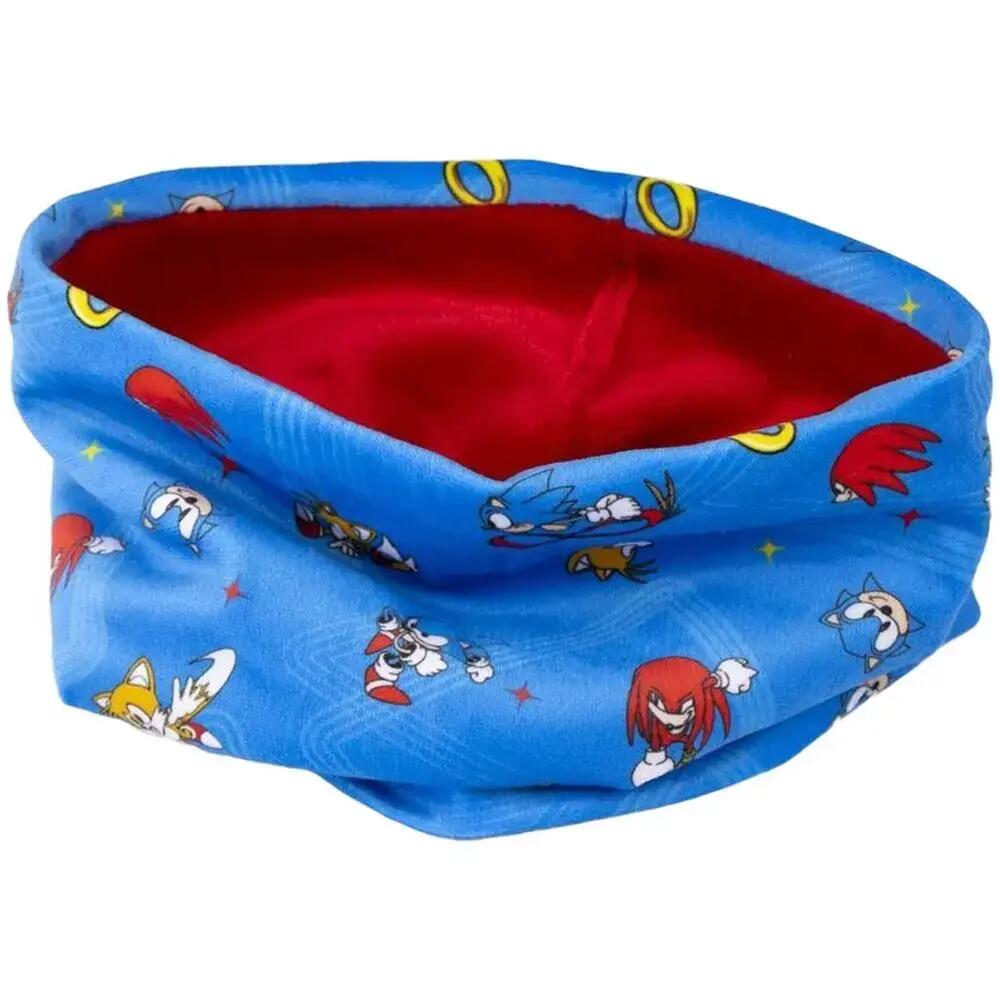 Set pentru copii, cu căciulă, mănuși și guler, personaj Sonic, Cerda 3/7