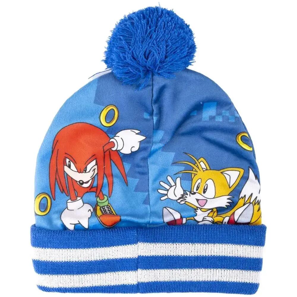 Set pentru copii, cu căciulă, mănuși și guler, personaj Sonic, Cerda 2/7