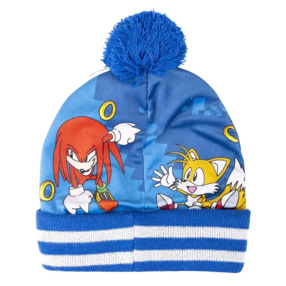 Set pentru copii, cu căciulă, mănuși și guler, personaj Sonic, Cerda 4/7