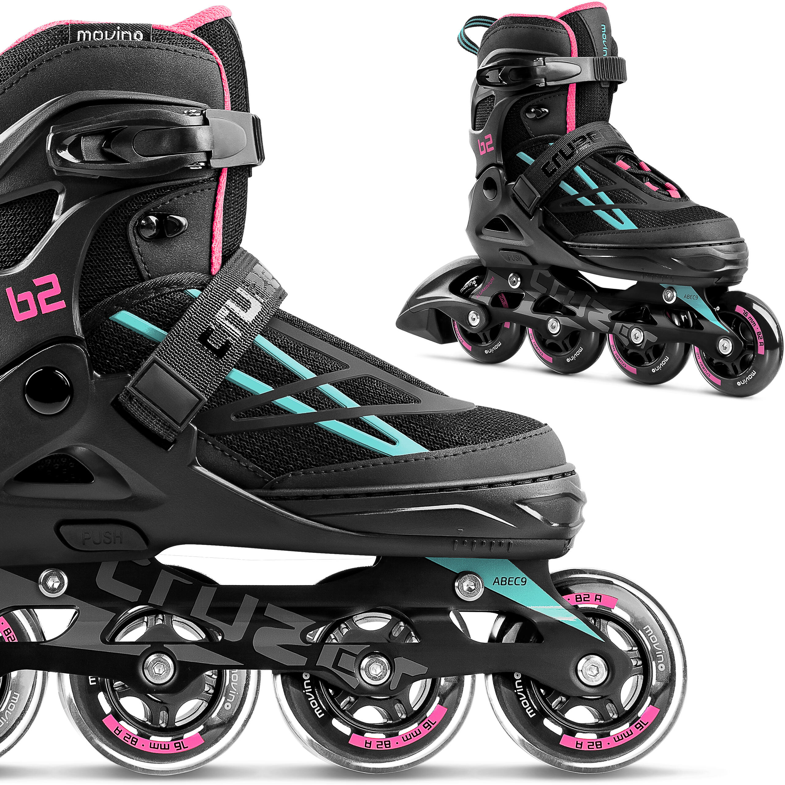 Patins fitness ajustáveis ​​para crianças Movino Cruzer B2