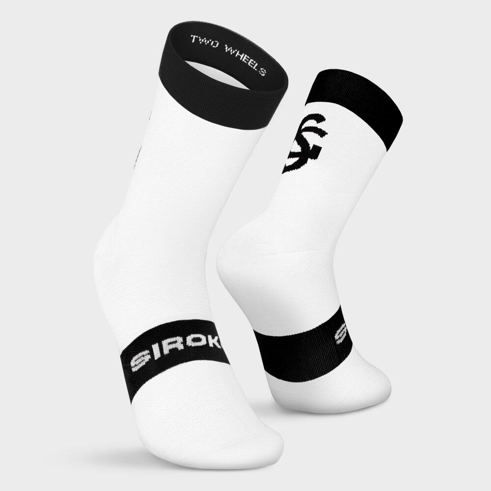 Meias de ciclismo Real Sporting de Gijón x Siroko Homem e mulher SC S1 Negro Br 6/6