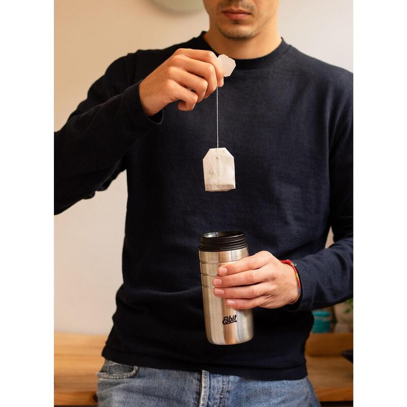 Thermo mug avec flip top Esbit